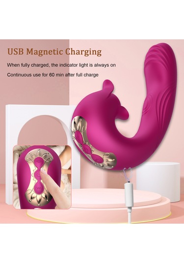 Ruicoo Kadınlar İçin 7 Dilli Titreşimli Masaj Aleti, 10 Vuruşlu Ve Ipx7 Su Geçirmez, G-noktası Uyarıcı, 300mah Şarjlı Çok Renkli