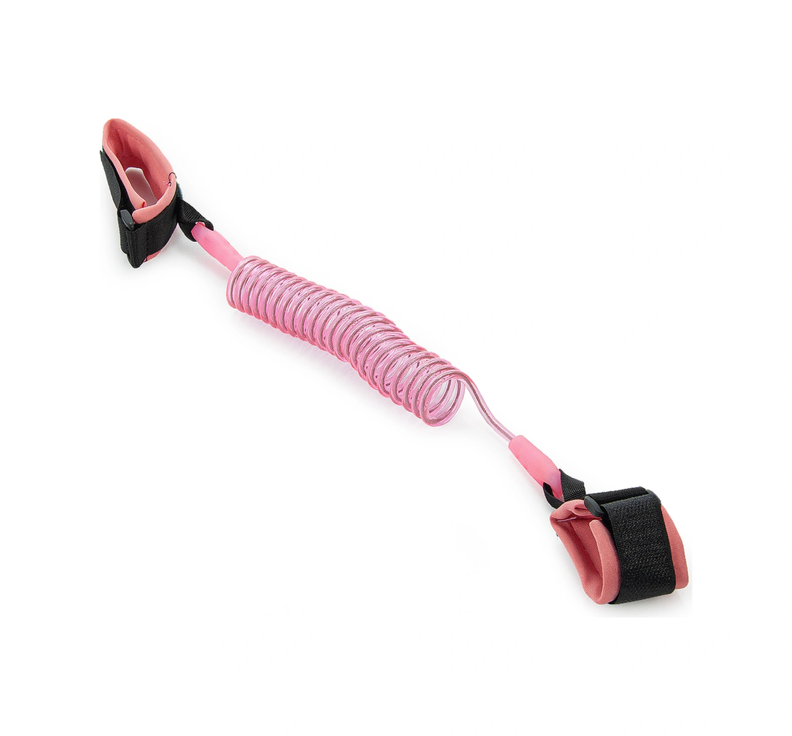 Hac Umre Çocuk Güvenlik Bilekliği Kayıp Önleyici Spiral Kordon - Pembe Pembe