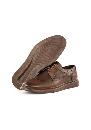 Lusso Hakiki Deri Erkek Günlük Klasik Ayakkabı, Hakiki Deri Klasik Ayakkabı, Derby Klasik