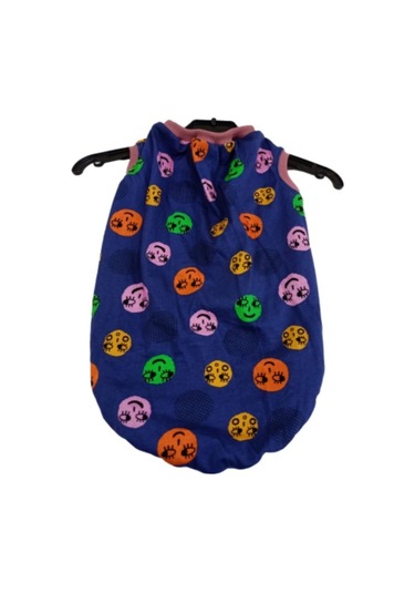 Gobo Gülen Emoji Desenli Kedi Köpek Kıyafeti Elbisesi