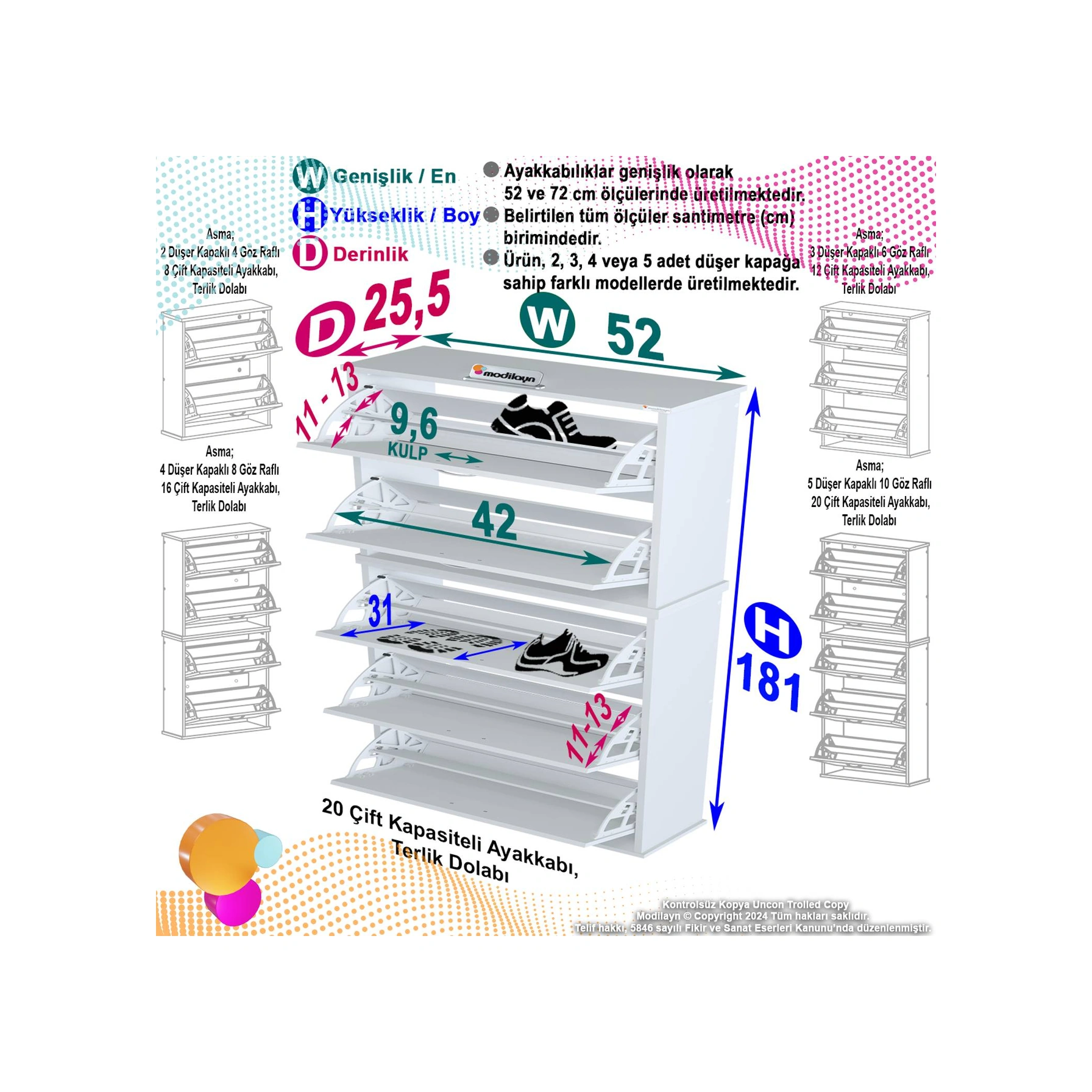 Asil 2 Li Ceviz Renk Asma Ayakkabılık Antre Hol 5 Düşer Kapak 10 Göz Ayakkabılık 52x181x25,5 Cm Ceviz Asil 2 Li Ceviz Renk Asma Ayakkabılık Antre Hol 5 Düşer Kapak 10 Göz Ayakkabılık 52x181x25,5 Cm Ceviz