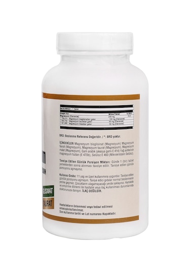 Ncs Magnezyum Malat Glisinat Taurat 180 Tablet Hediyeli