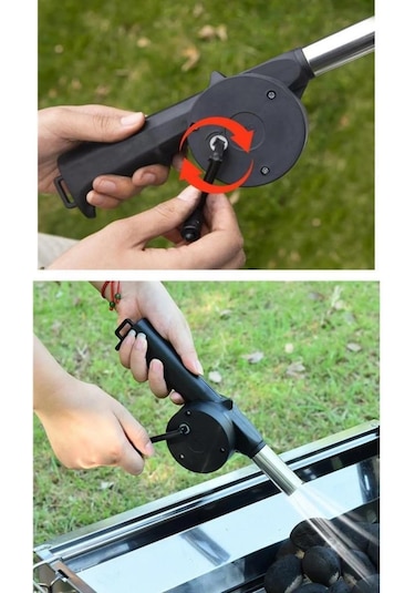Barbekü Soba Semaver Odun Kömür Tutuşturucu Mangal Fanı