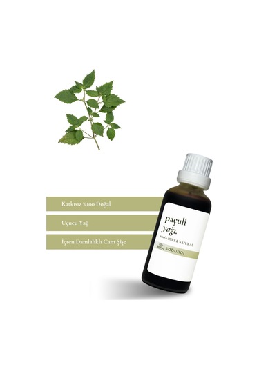 Sabunal Paçuli Yağı 50 ML - Aromaterapi ve Dengeleyici Yağ