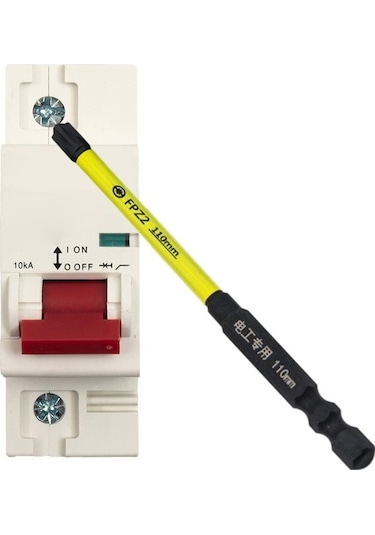 Pazly 110mm Çapraz Tornavida Uçları - Dayanıklı Ve Pratik, 6 Adet Set - Elektrikçiler İçin