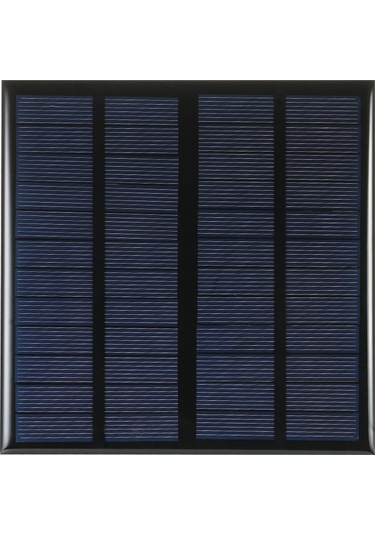 Moveevo 12v 3w Çok Kristal Güneş Paneli - Dıy Dış Mekan Enerji Kaynağı