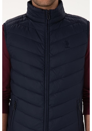 U.s. Polo Assn. Slim Fit Erkek Yelek 2246365 Lacivert