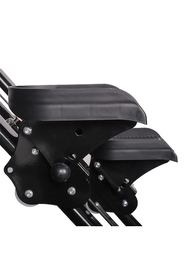 Yasomi Fys10 Katlanabilir Dikey Tırmanma Egzersiz Aleti - Merdiven Tırmanma Kondisyon Aleti Siyah