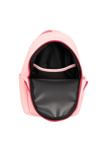 Yuga Suni Deri Dört Gözlü Sırt Çantası Pembe Pembe