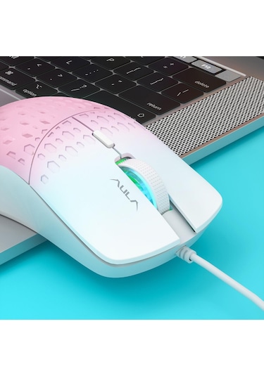 Aula S11 Pro 3600 DPI RGB Optik Oyuncu Mouse