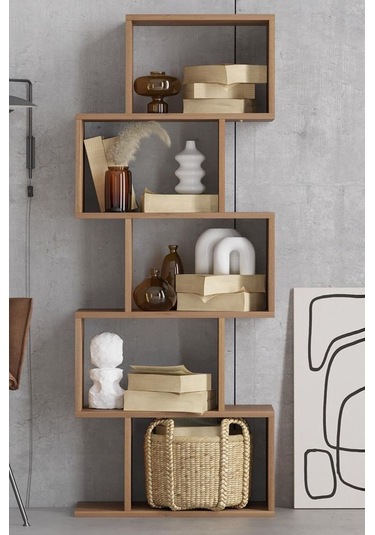 Decormet Meriç Kitaplık Ceviz Diğer