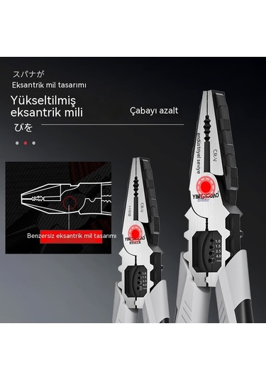 9 İnç Çapraz Pense, Çok Fonksiyonlu Mengene Pense, Elektrikçiler İçin Pense, Endüstriyel Sınıf, Büyük Ölçekli, Ev Tipi Çelik Kesiciler, Evrensel Ve Güçlü