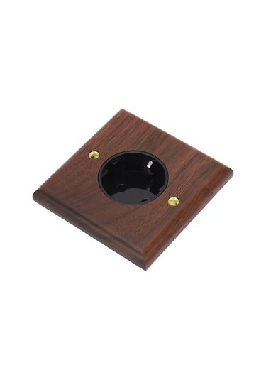 Hfambition Ahşap Duvar Priz - 16a Yüksek Dayanıklılık, Çevre Dostu Ve Şık Tasarım