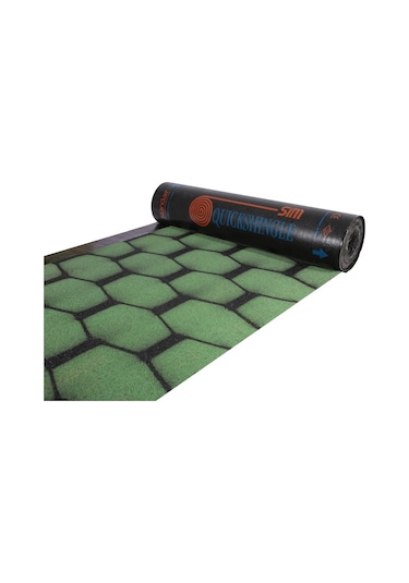 Quick Shingle - Petek Desenli Membran (Yeşil)