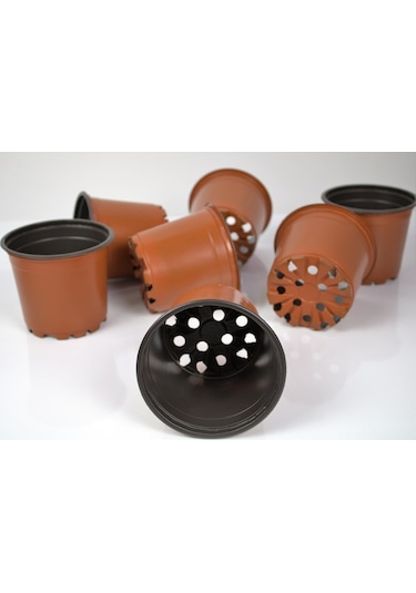 Vakum Saksı 12X10 Cm 100 Adet Üretim Saksı Çiçek Saksı Fide Saksı