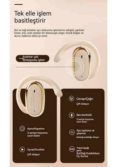 Aurora Kulaküstükablosuz Bluetooth Kulaklıklar