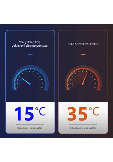 A6 Taşınabilir Powerbankli Kendinden Şarjlı Hava Pompası