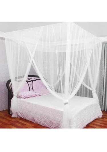 Pazly Pratik 1.8m Yatak Sineklik - 4 Kapılı Ağ, Dayanıklı, Kullanışlı, Öğrenci Yurdu İçin