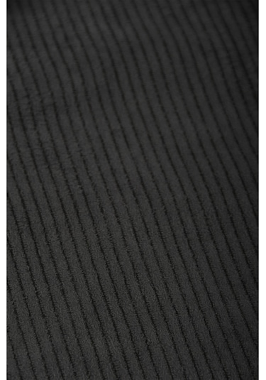 Deepsea Erkek Füme Kadife Fitilli Rahat Kesim Gömlek Yumuşak Dokulu Likralı Kadife Gömlek 2600758 Füme