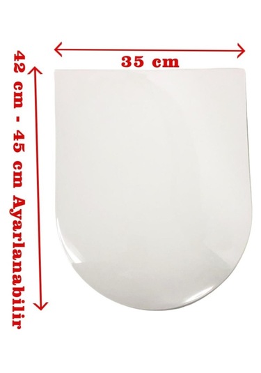 Gala Slim Süvari Yavaş Kapanan Klozet Kapağı Amortisörlü Kapak