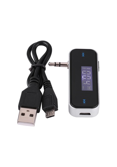 Moveevo Fm Araç Transistörü, Hifi Stereo Ses, Elle Serbest Arama, Lcd Ekran, 3.5mm Girişli Akıllı Telefonlar İçin, 87.5-108mhz Aralığı