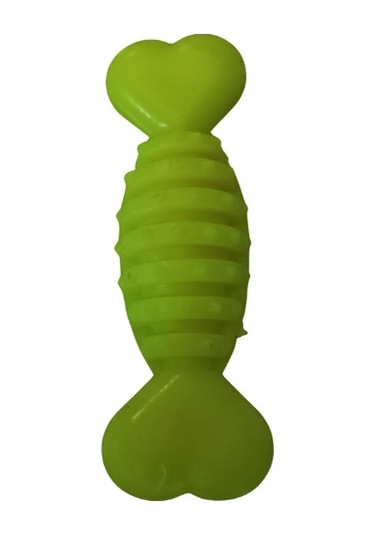 Plastik Halter Dikenli Kemik Büyük 20 Cm Sarı