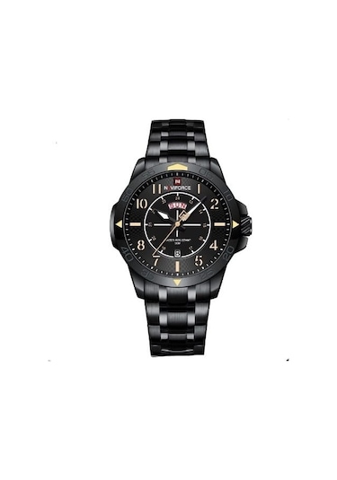 Naviforce Erkek Kol Saati Analog Çelik Kasa Çelik Kordon 2146 Siyah