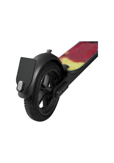 Xiaomi M365 / Pro Elektrikli Scooter Akrilik Arka Kuyruk Plakası İçin Güvenlik Uyarı Plakası - Siyah