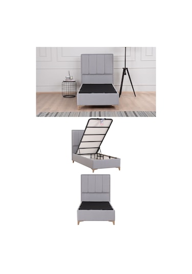 Kilim Mobilya Gold Therapy Sandıklı Baza Başlıksız Renk Gri 100x200cm Baza