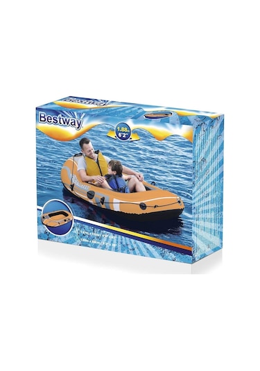 2 Kişilik Şişme Bot Hydroforce 196x114 Cm Bestway - 61100 Lisinya Çok Renkli