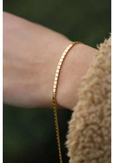 Çgk Çiğdem Gürel Kuyumculuk İtalyan Altın Bileklik Çok Renkli