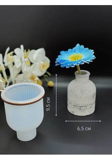 Galinacandles Alçı İçin Skandinavi Mold Silikon Kalıplı Vazo Kalıbı 146320452