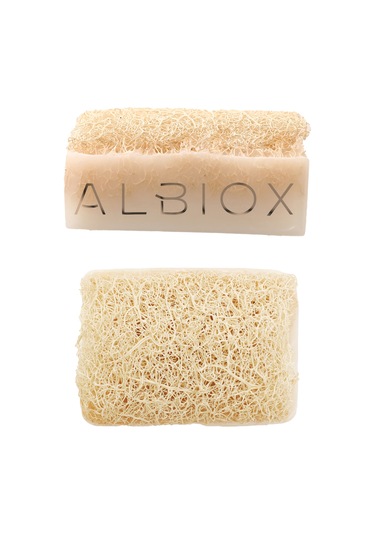 Albiox Doğal Kabak Lifli Eşek Sütü Sabunu 130 G