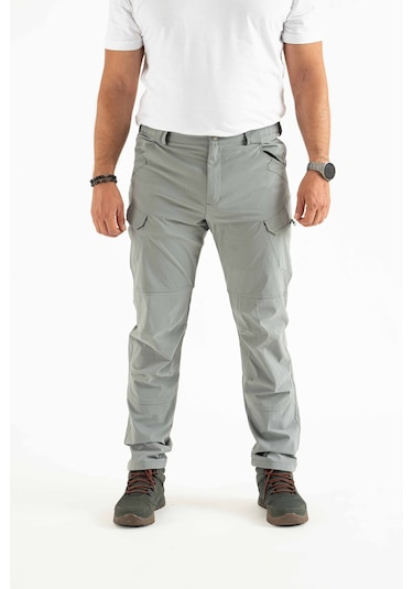 Tactical Outdoor Likralı Traking Taktik Unısex Pantolon Gri