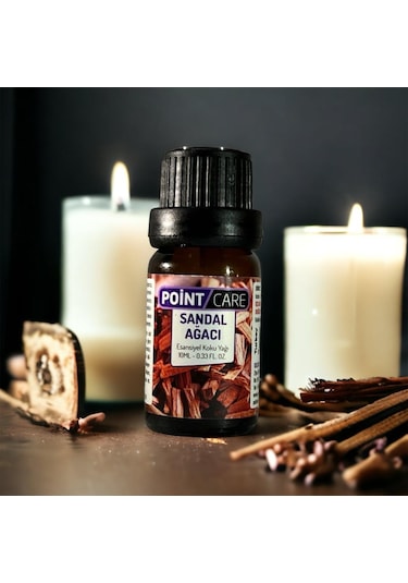 Point Care Sandal Ağacı Kokulu Mum Esansı 10ml Mum Koku Soya Wax