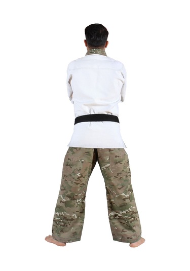 Dosmai Astarlı Profesyonel Jijutsu Elbisesi Kuşaksız Yeşil Sb102 Yeşil