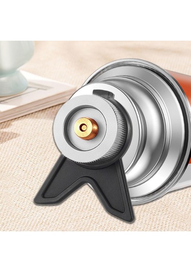 Suntek Bahçe Sırt Çantasıyla Seyahat Tencere Için Kamp Gri Gaz Tankı Adaptörü Gri