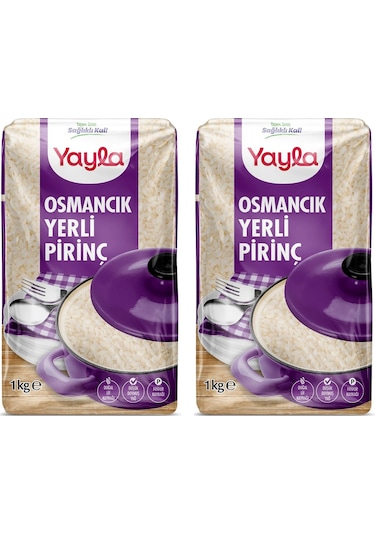 Yayla Osmancık Pirinç 1 Kg X 2 Adet