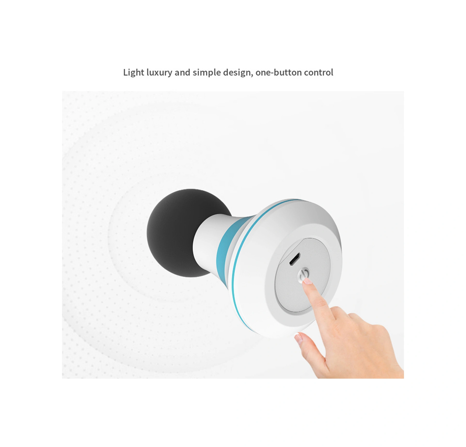 Xindoker Elektrikli Mini Masaj Aleti Kas Ağrısı Alınması İçin 6 Seviye Güç 400mah Pil Sarı Renk Sarı