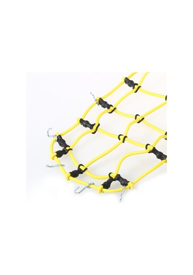 Symbee 1/10 Ölçekli Tırmanma Araçları İçin Esnek Sarı Çatı Bagaj Filesi