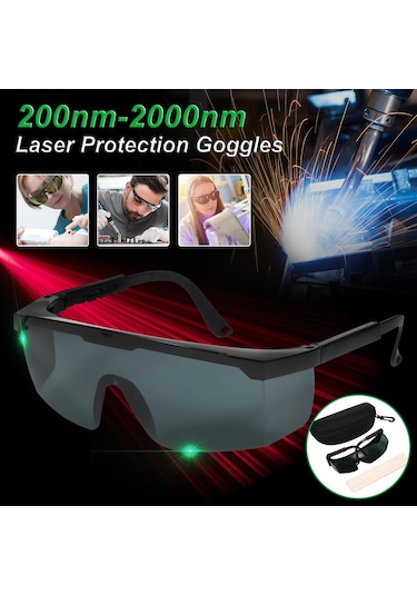 Jms 200nm-2000nm Lazer Güvenlik Gözlükleri Od4 + Lazer Epilasyon Tedavisi İçin Şık Koruyucu Gözlük