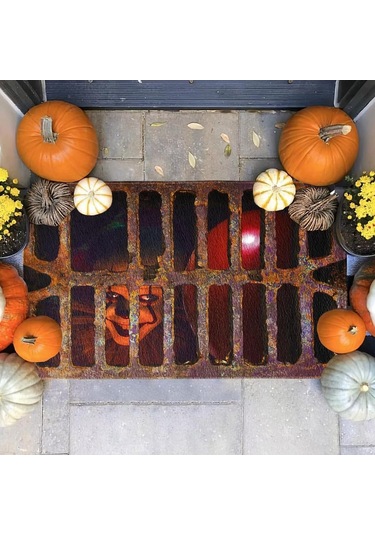 Suofeng 3d Halloween İllüzyon Palyaço Paspası - Suyu Hızlı Emici Ve Evrensel Anti Kayma Özelliği - 60x90 Cm