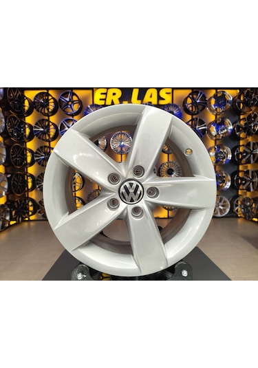 4 Adet Volkswagen  6.5 16 5 112 Et50 57.1 Sılver Jant Revize Edilmiş Takım