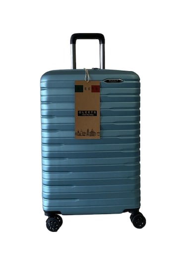 Oleets Unisex 4 Tekerli Kilitli Orta Boy Valiz Bavul