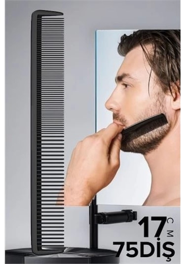 Modacar Elize İnce Uzun Sakal Bıyık Tarağı