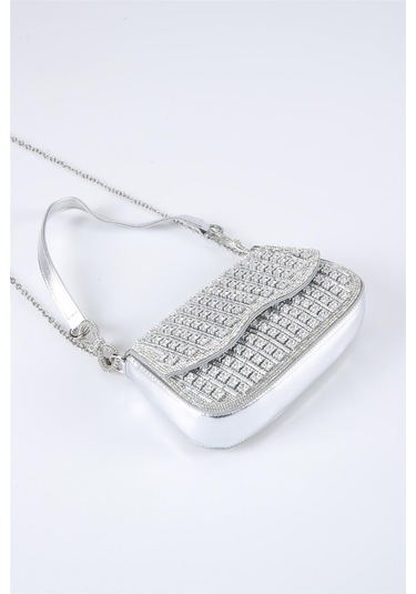 Ççs 17659 Kadın Omuz Askılı Çanta GÜMÜŞ