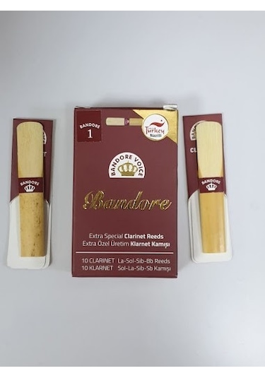 Bandore Klarnet Kamış No:1 Paket