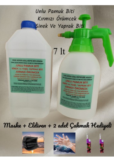 Çiçekler İçin Haşere İlacı Pamuk Biti,yaprak Biti,kırmızı Örmck