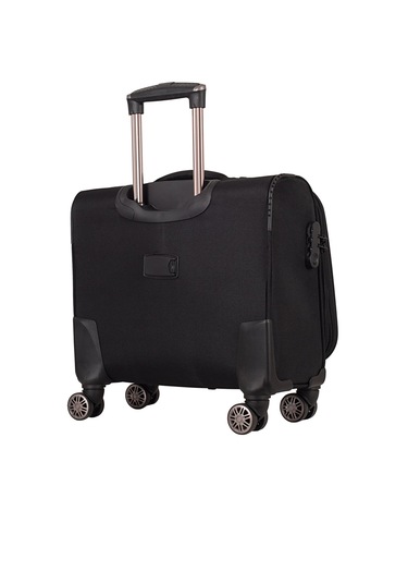 Trg Polo 032 Su Geçirmez Kumaş Pilot Kabin Valiz Siyah