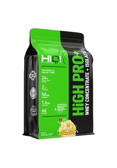 Hıq High Pro+ 2 Kg Tasty Banana Flavored